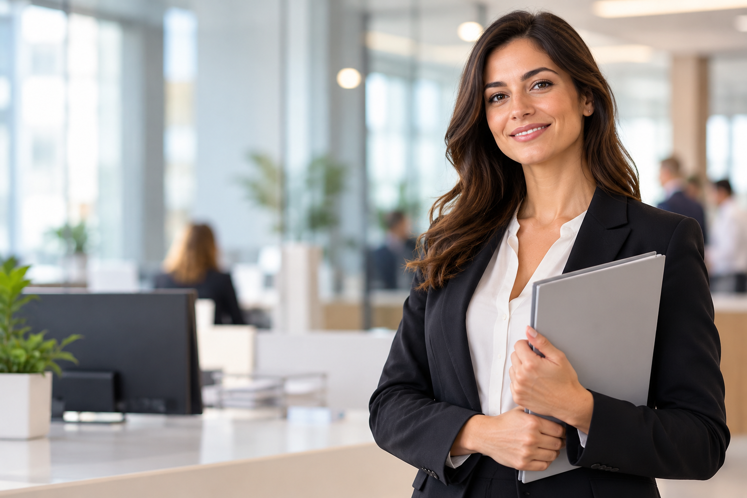 Dipendente pubblica in ufficio